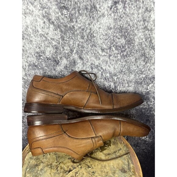 Rockport Shoes Mens 12 DresSports Antique Brown Dress Office Old Money Luxury - Picture 5 of 10